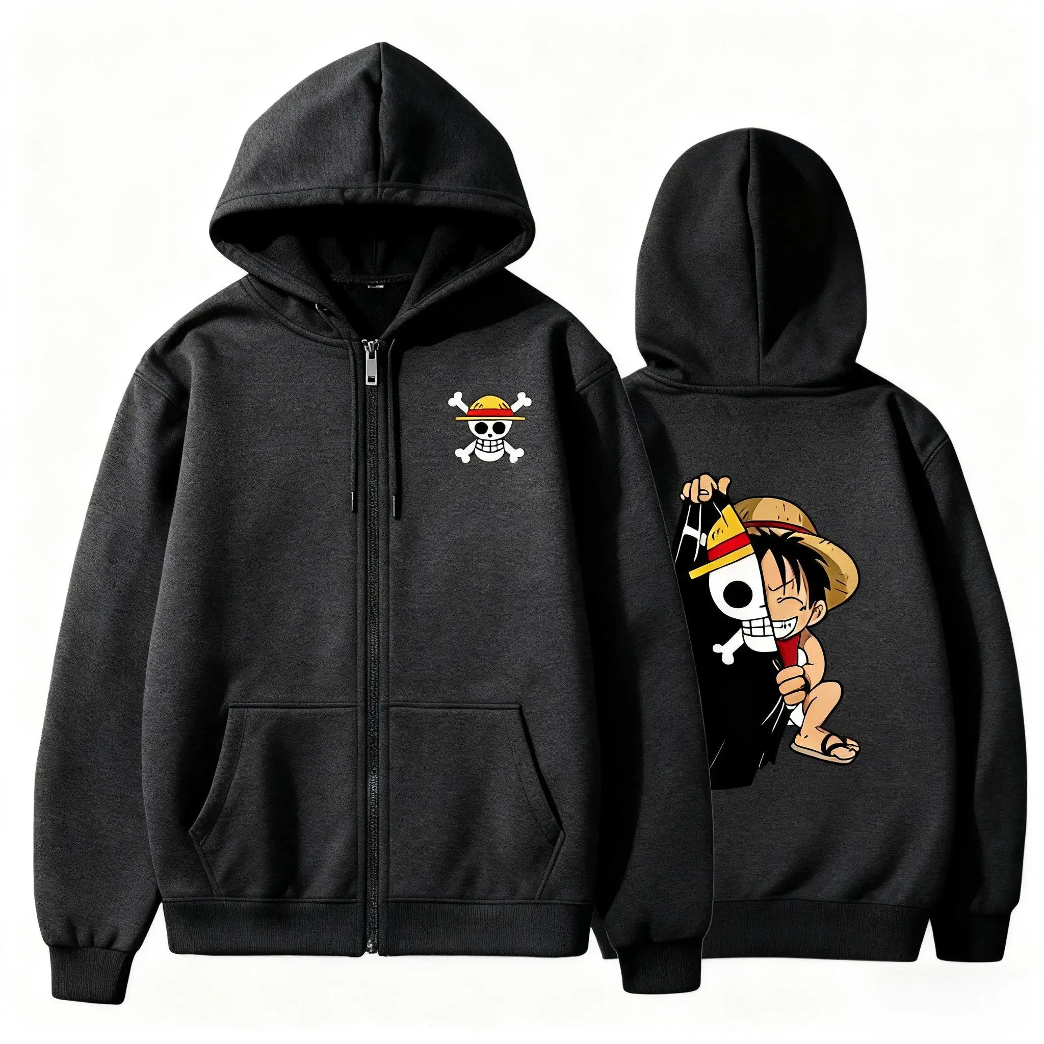 Winter Clothing Japan - Sweater Hoodie Luffy Oversize Terbaru 2026,