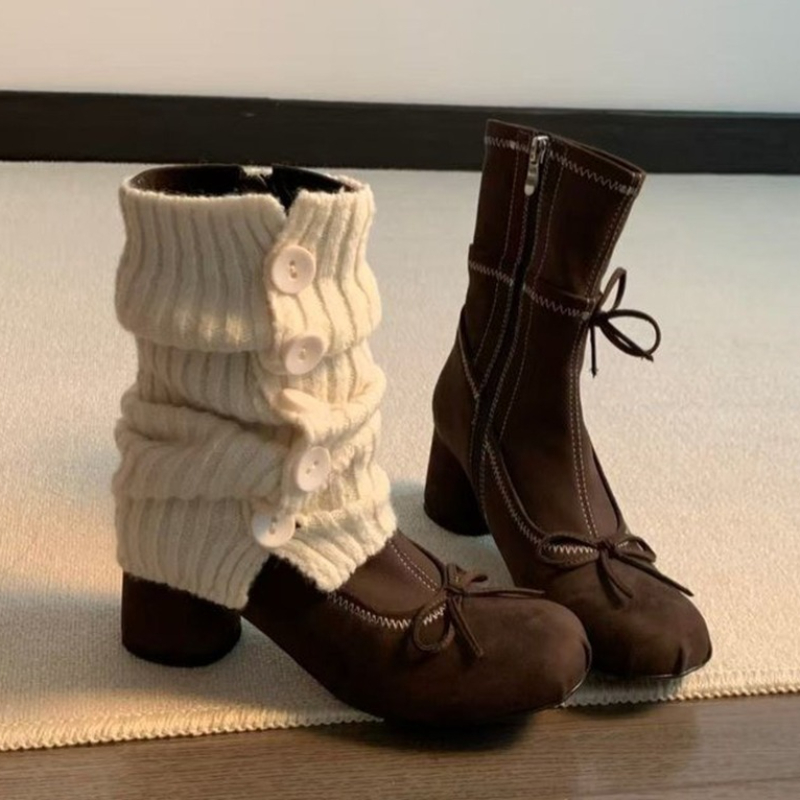 Winter Clothing Women'S - Sepatu Boots Wanita Hak Tinggi Model
