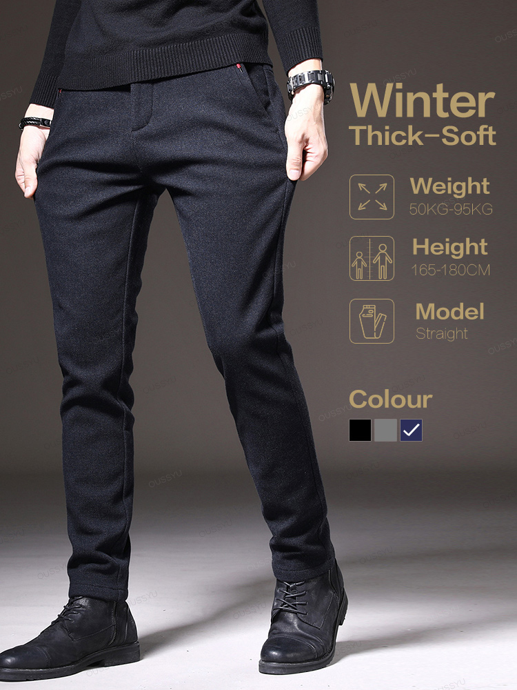 Winter Clothing Brands - Pakaian bermerek celana kasual pria musim