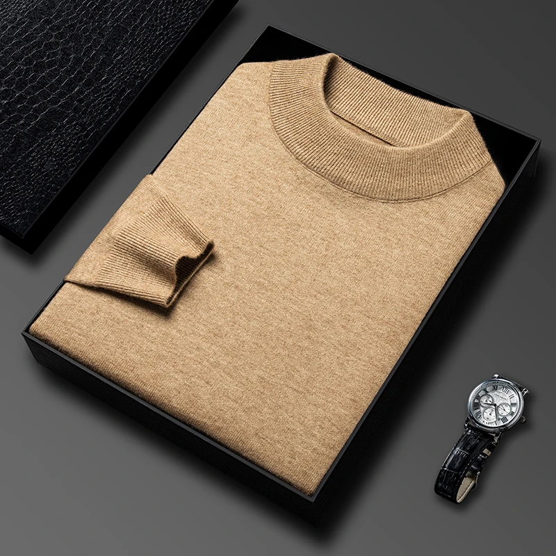 Winter Clothing Brands - Sweter Rajut Setengah Turtleneck Baru Musim