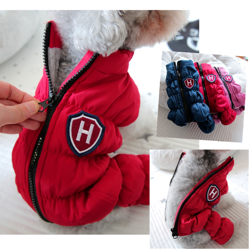 Winter Clothing For Babies - Jaket Panjang Ritsleting Salju Uniseks Anjing