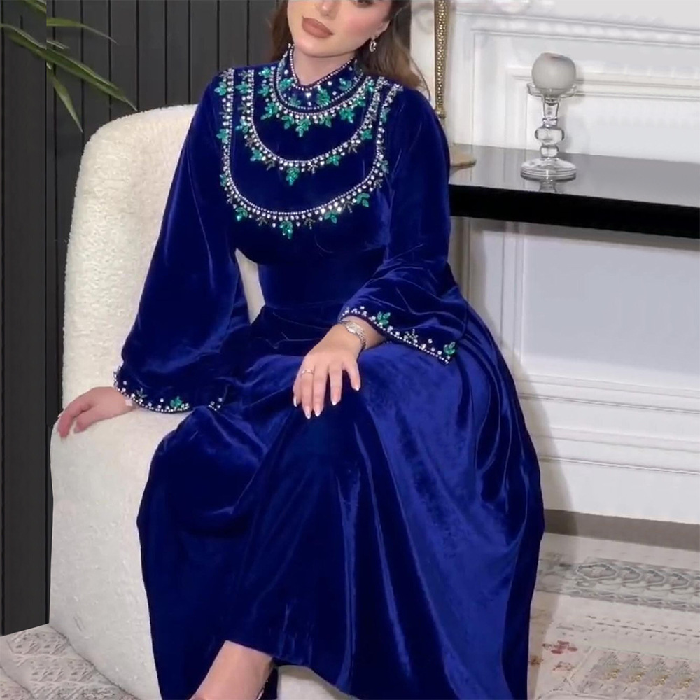 Winter Clothing Dubai - Gaun Muslim Arab elegan musim gugur/musim