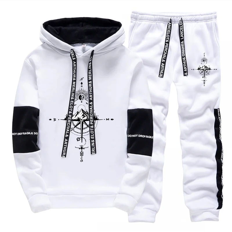 Winter Clothing Equipment - Setelan Olahraga Pria Musim Gugur Musim