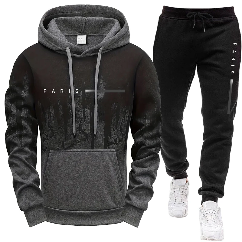 Winter Clothing For Men - Setelan Pria/Hoodie/Celana Paris Terbaru dalam Gaya