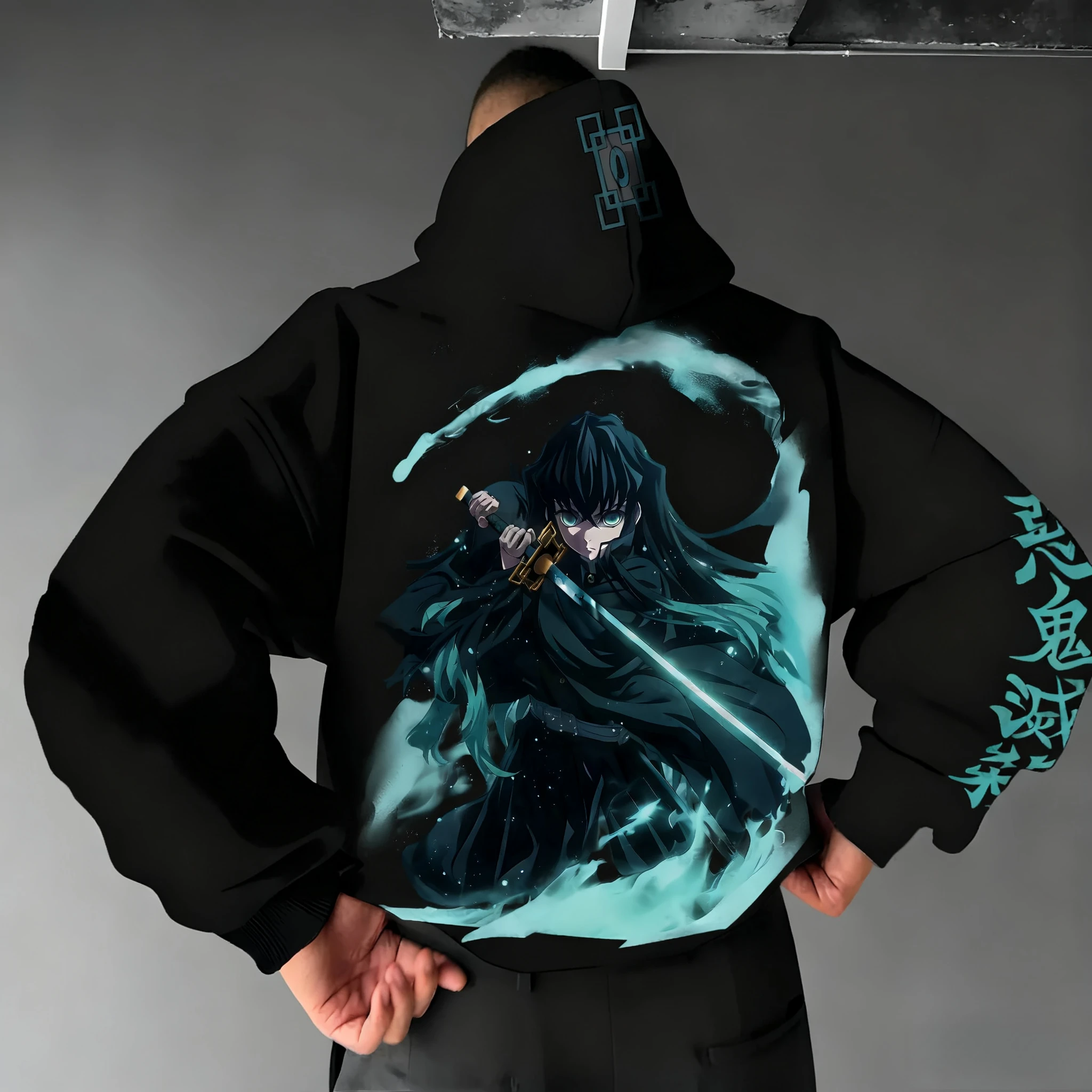Winter Clothing Japan - Hoodie Anime Demon Slayer Musim Gugur/Dingin