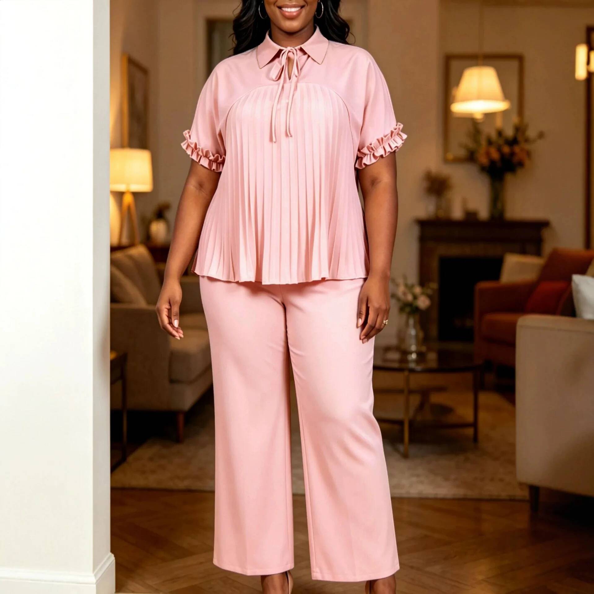 Winter Clothing For Plus Size Women - Pakaian Wanita Ukuran Besar: Kemeja Berkerah