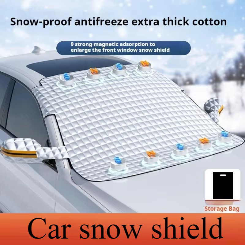 Winter Sun Clothing - Pelindung Salju Mobil Tebal Penutup Setengah