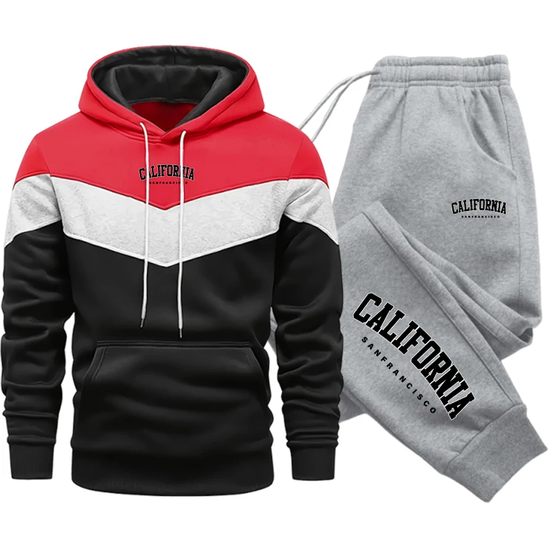 Winter Clothing For Men - Setelan Olahraga Pria Modis, Hoodie Kasual