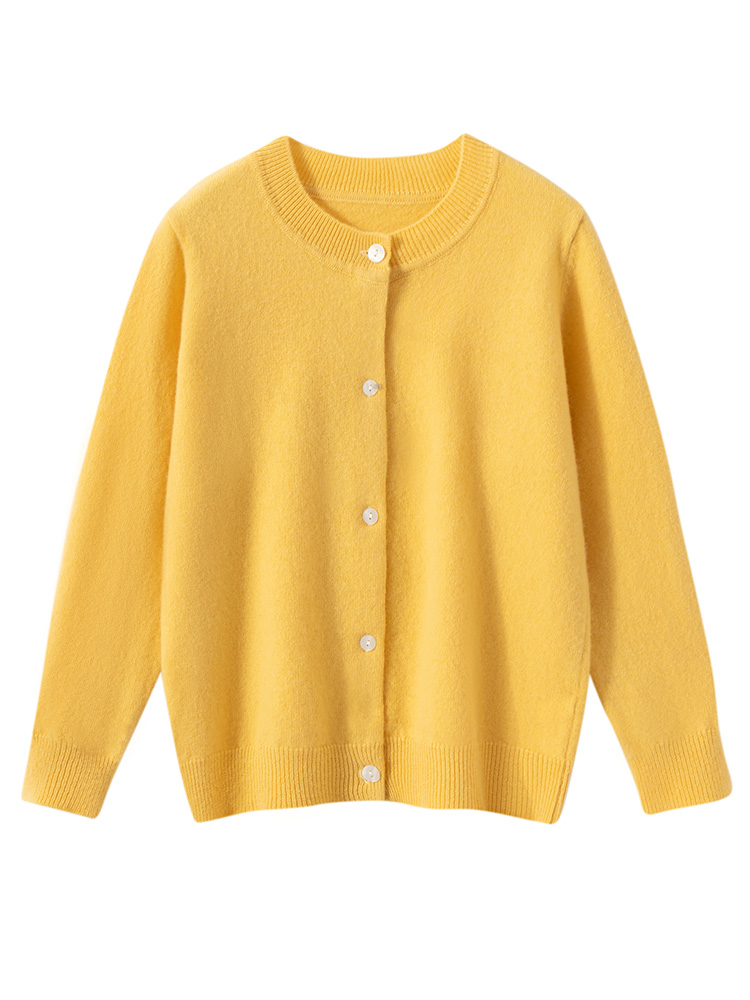 Winter Clothing Boys - Sweter Wol Anak-anak Kardigan Leher O