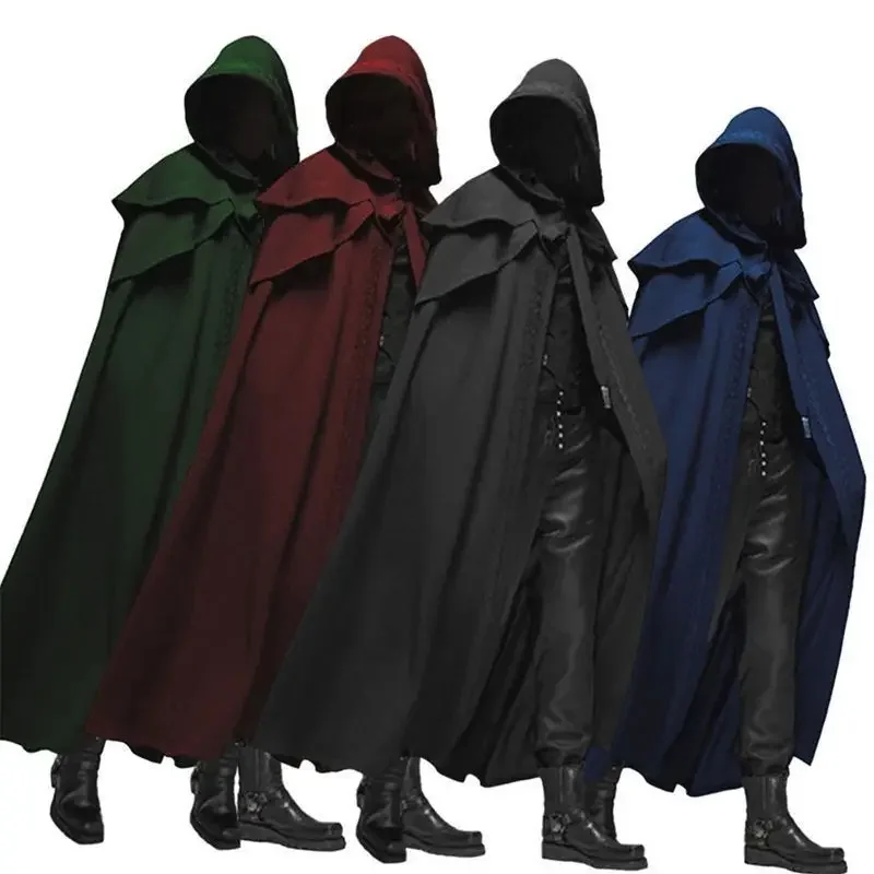 Winter Clothing Clearance - Pakaian Cosplay Biksu Pria, Jubah Panjang