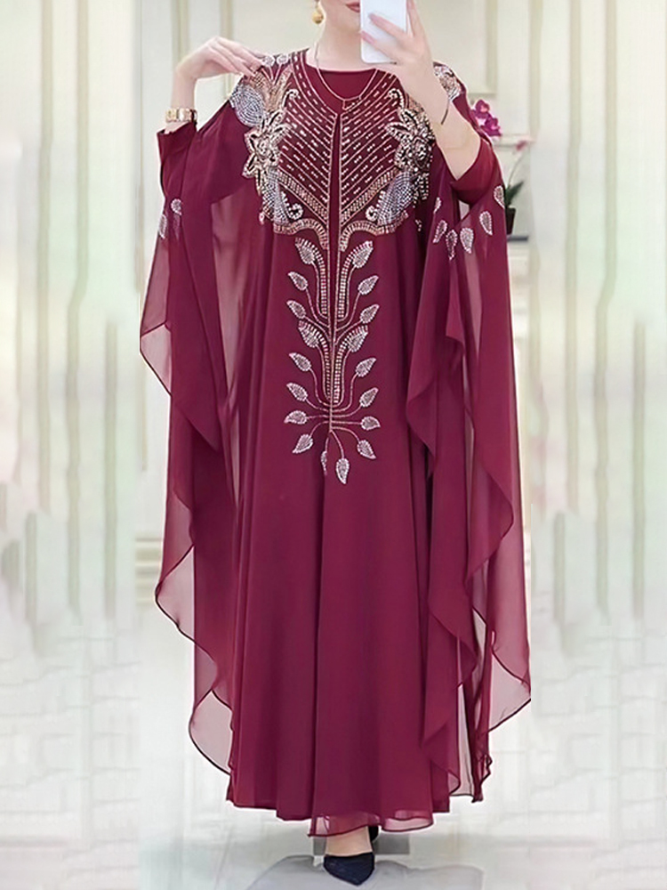 Winter Clothing Dubai - Sifon Boubou Busana Muslim Abaya 2