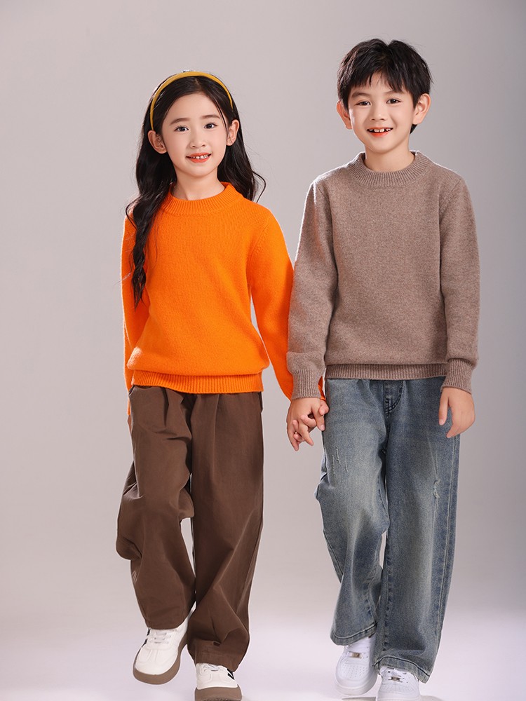 Winter Clothing Boys - Sweter Wol Anak-anak Pullover Musim Gugur