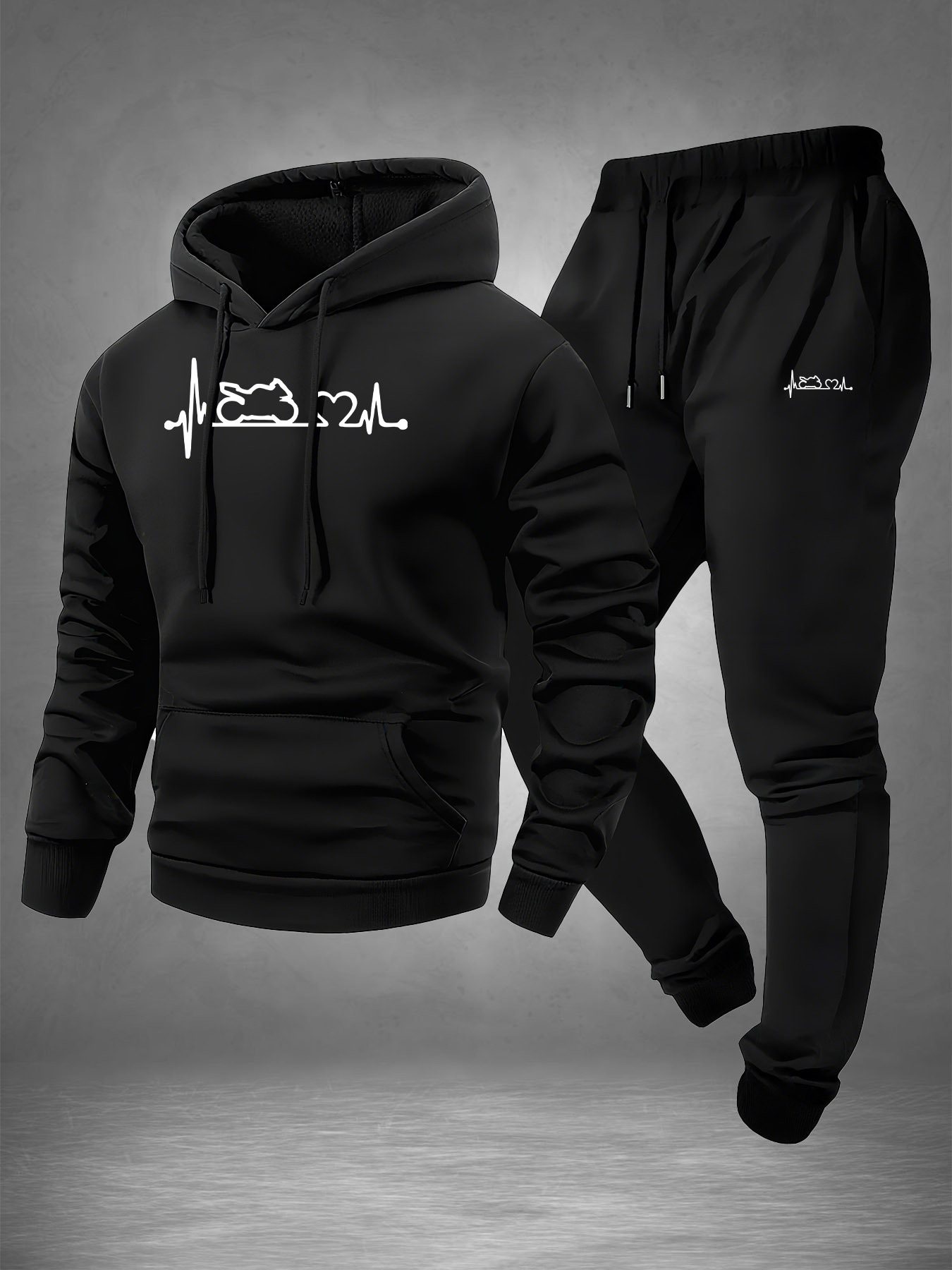 Setelan Olahraga Pria 2-Potong - Winter Clothing For Men ulasan dan harga