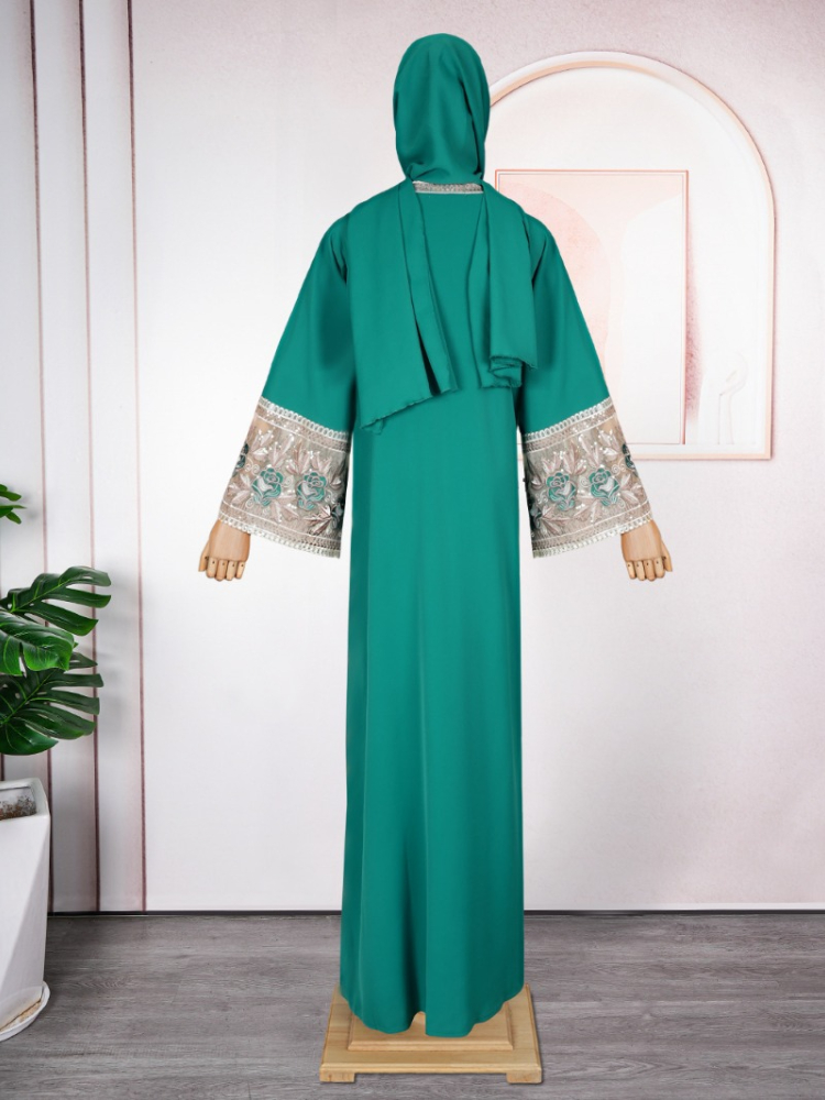 Gaun Abaya Dubai Eid Mubarak 2 - Winter Clothing Dubai ulasan dan harga