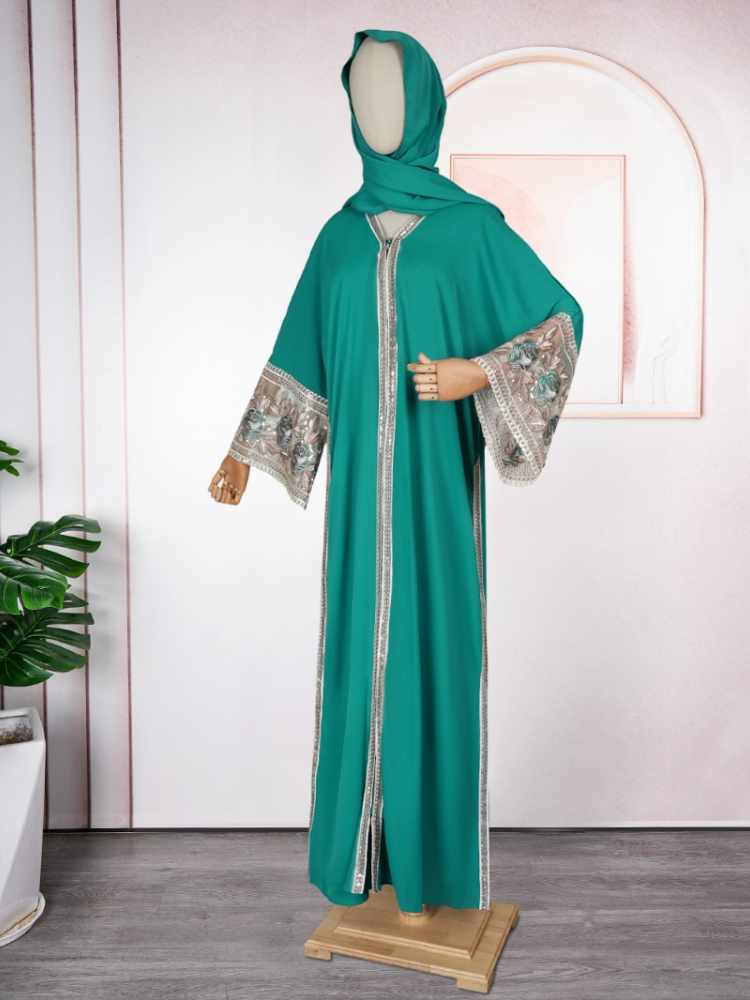 Gaun Abaya Dubai Eid Mubarak 2 - Winter Clothing Dubai ulasan dan harga