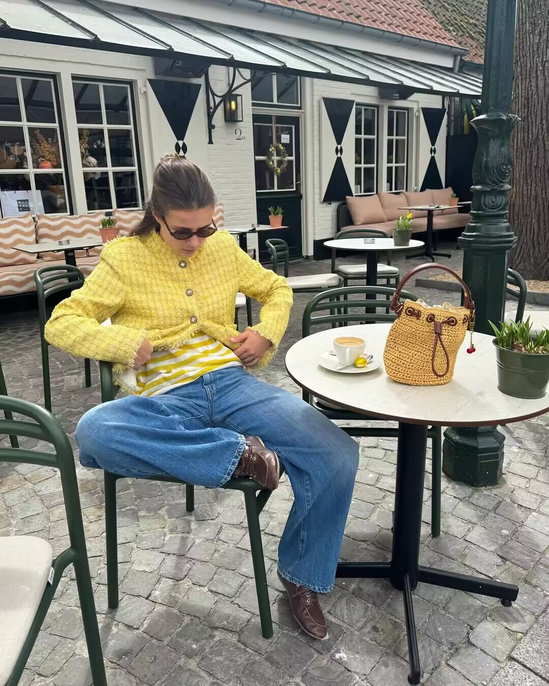 Mantel Wol Elegan Baru Musim G - Yellow Winter Clothing ulasan dan harga