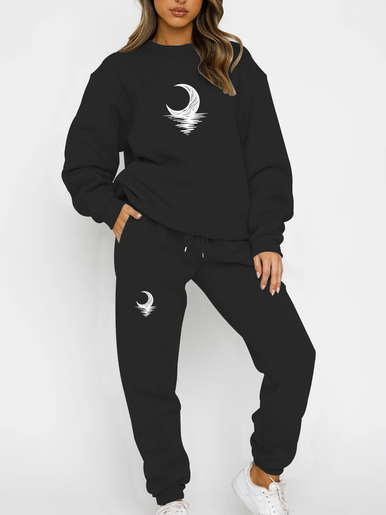 Set Sweatshirt Crewneck Tebal  - Winter Clothing Must Haves ulasan dan harga