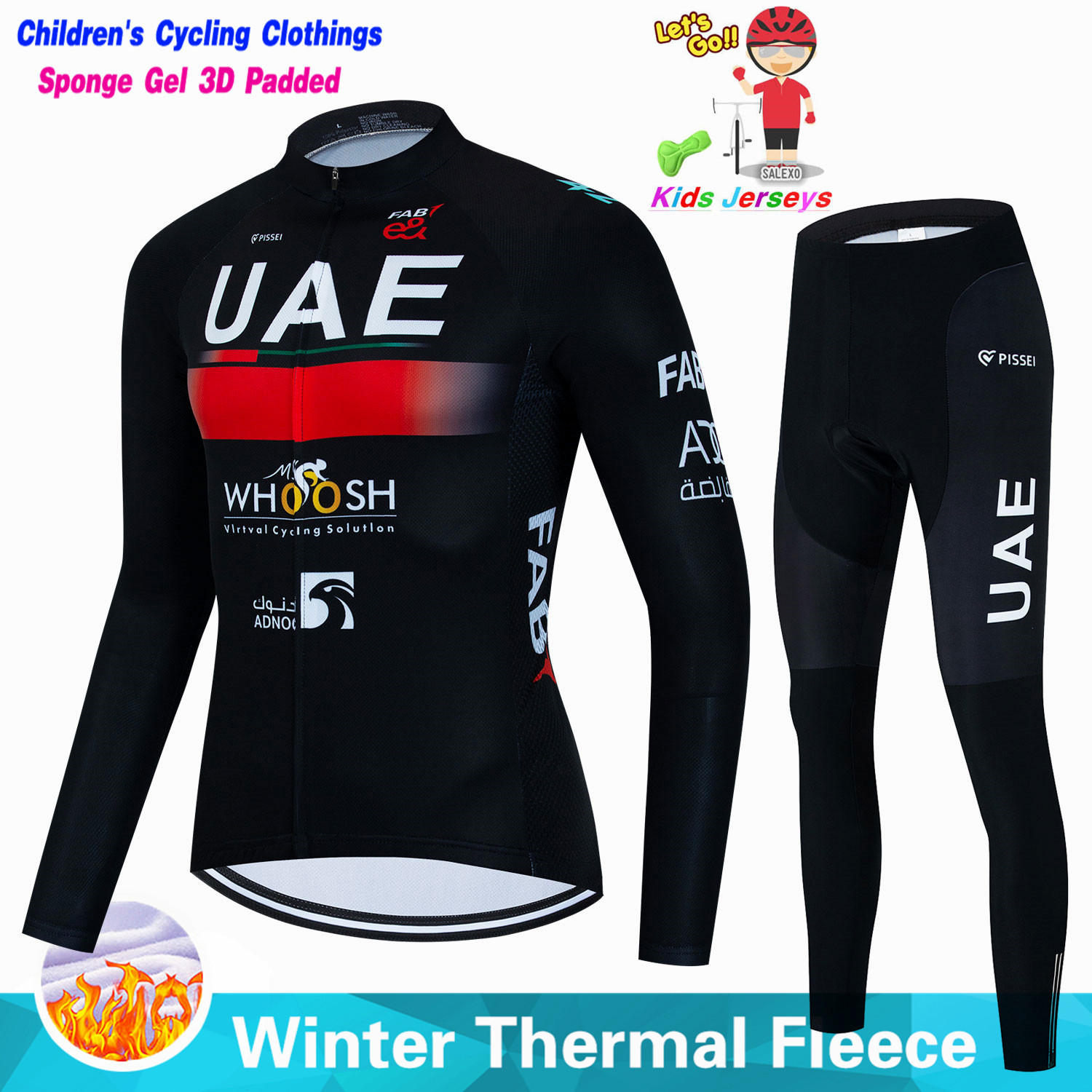 UEA set Jersey sepeda bulu ana - Winter Clothing Boys ulasan dan harga