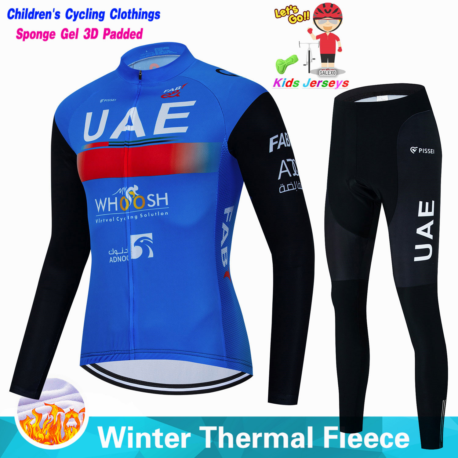 UEA set Jersey sepeda bulu ana - Winter Clothing Boys ulasan dan harga