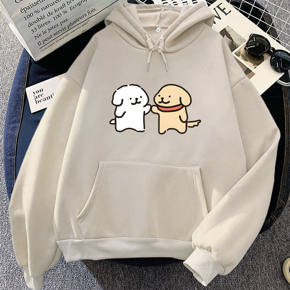 Hoodie motif anjing Maltese an - Winter Clothing Yellowknife ulasan dan harga