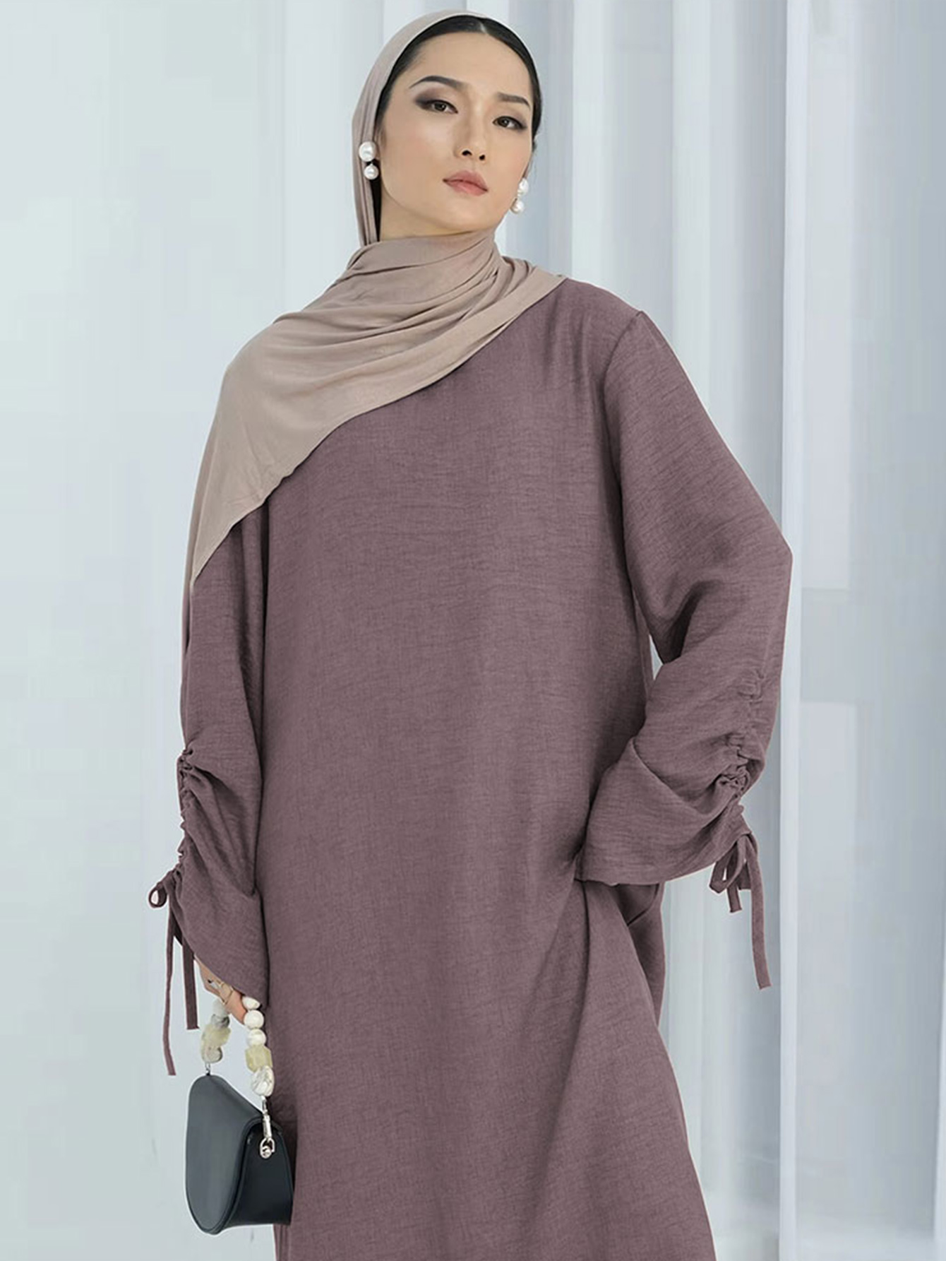 Arab jubah panjang Abaya gaun  - Winter Clothing Dubai ulasan dan harga
