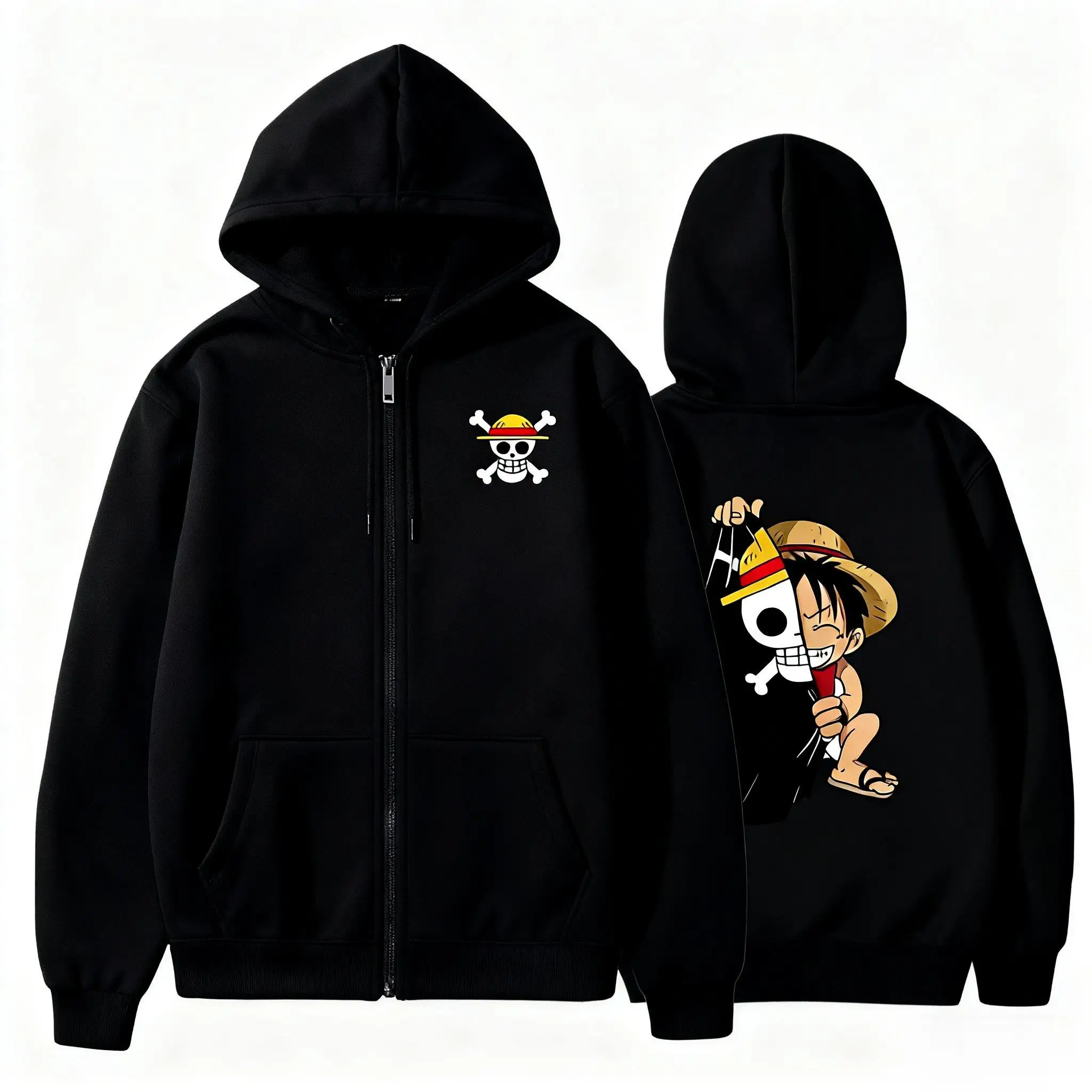 Sweater Hoodie Luffy Oversize  - Winter Clothing Japan ulasan dan harga