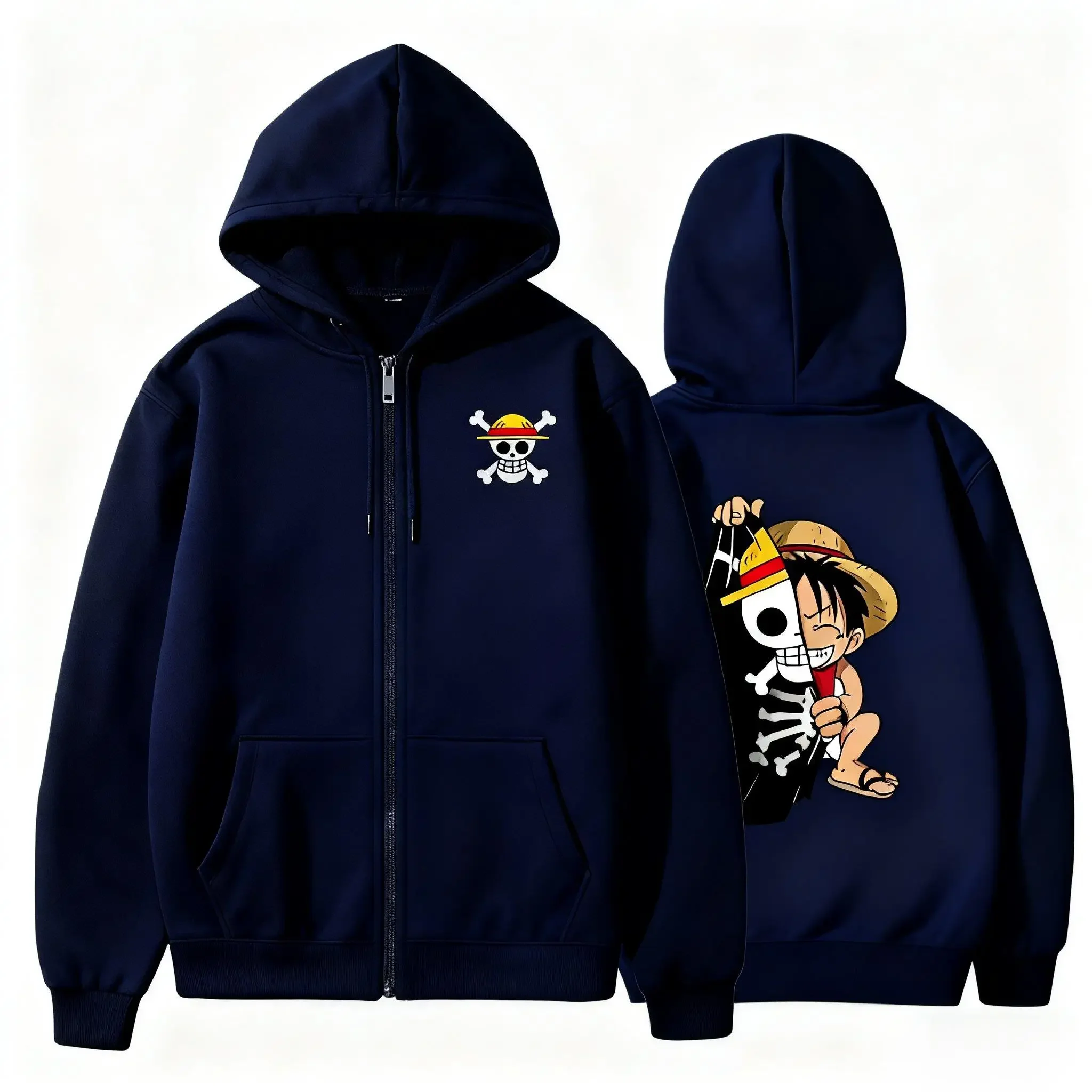 Sweater Hoodie Luffy Oversize  - Winter Clothing Japan ulasan dan harga