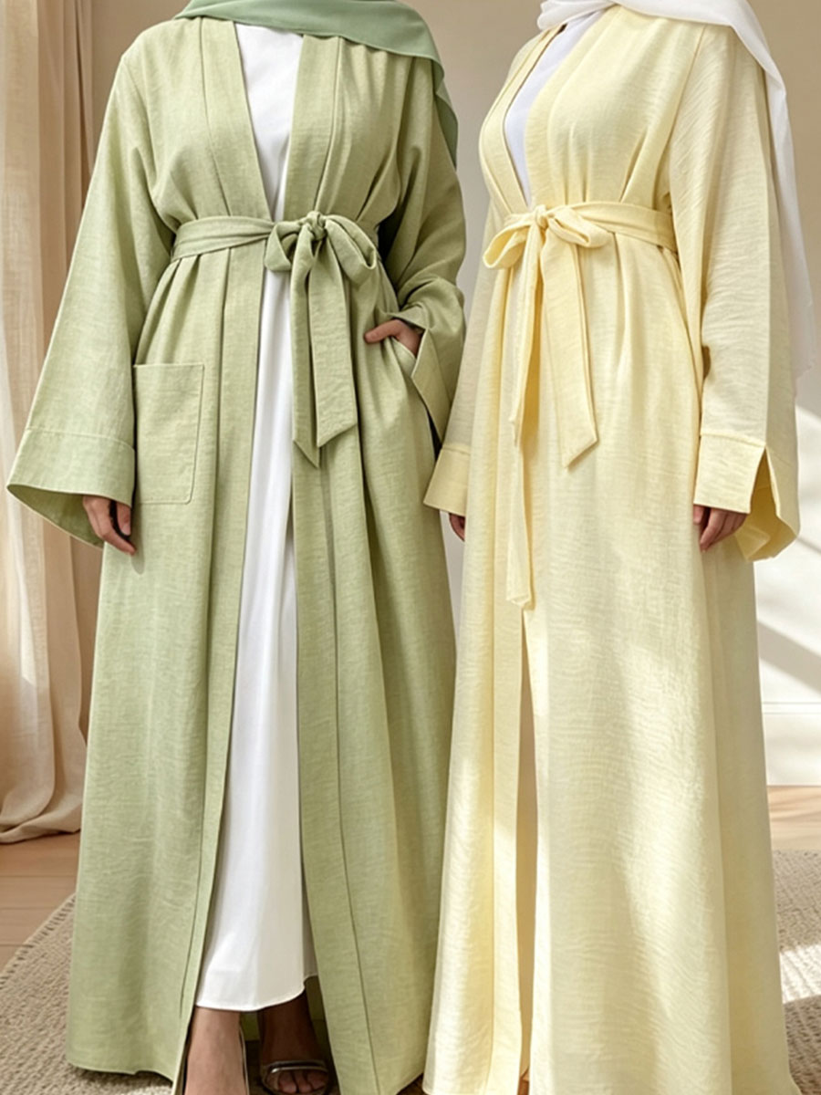 Gaun Maxi Abaya Dubai Kasual W - Winter Clothing Dubai ulasan dan harga