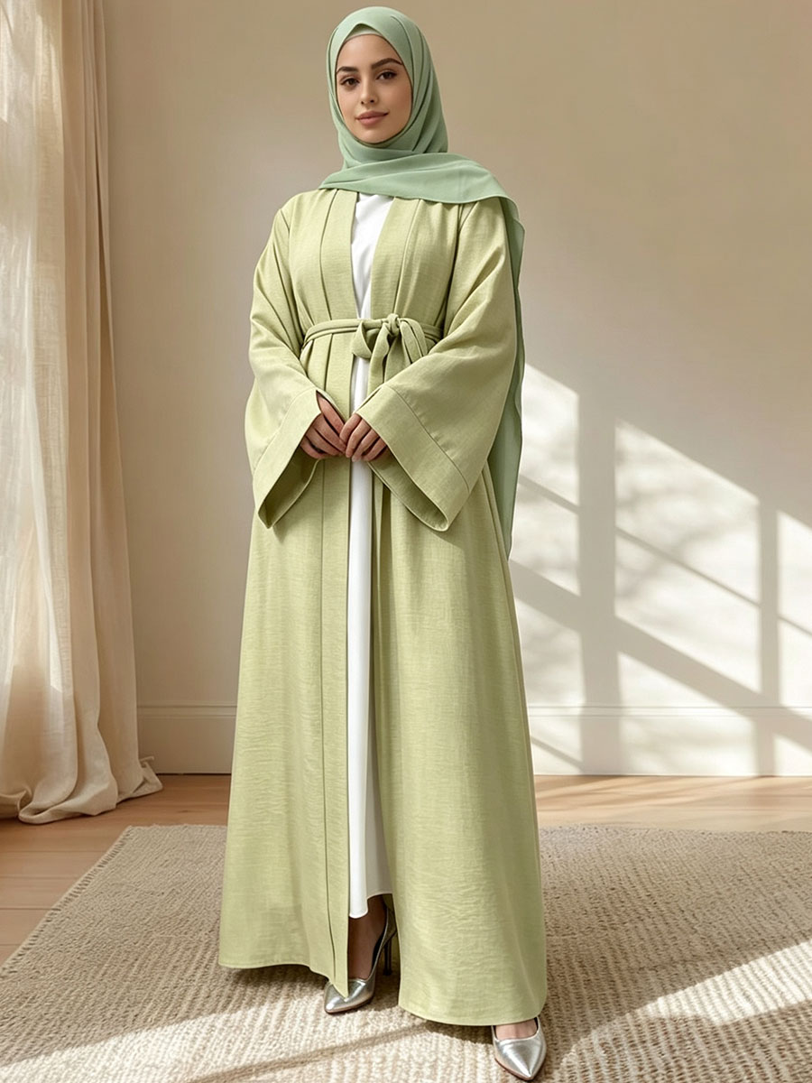 Gaun Maxi Abaya Dubai Kasual W - Winter Clothing Dubai ulasan dan harga