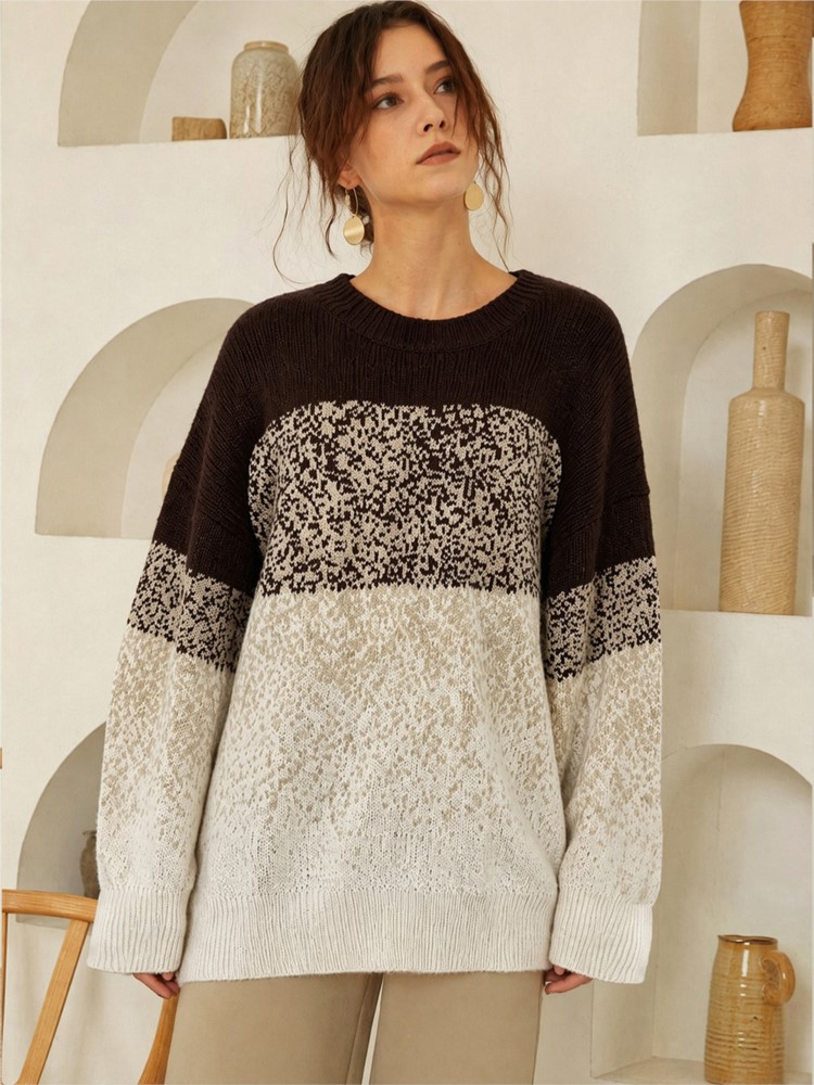 Sweater Rajut Kasual Wanita Uk - Winter Clothing For Plus Size Women ulasan dan harga