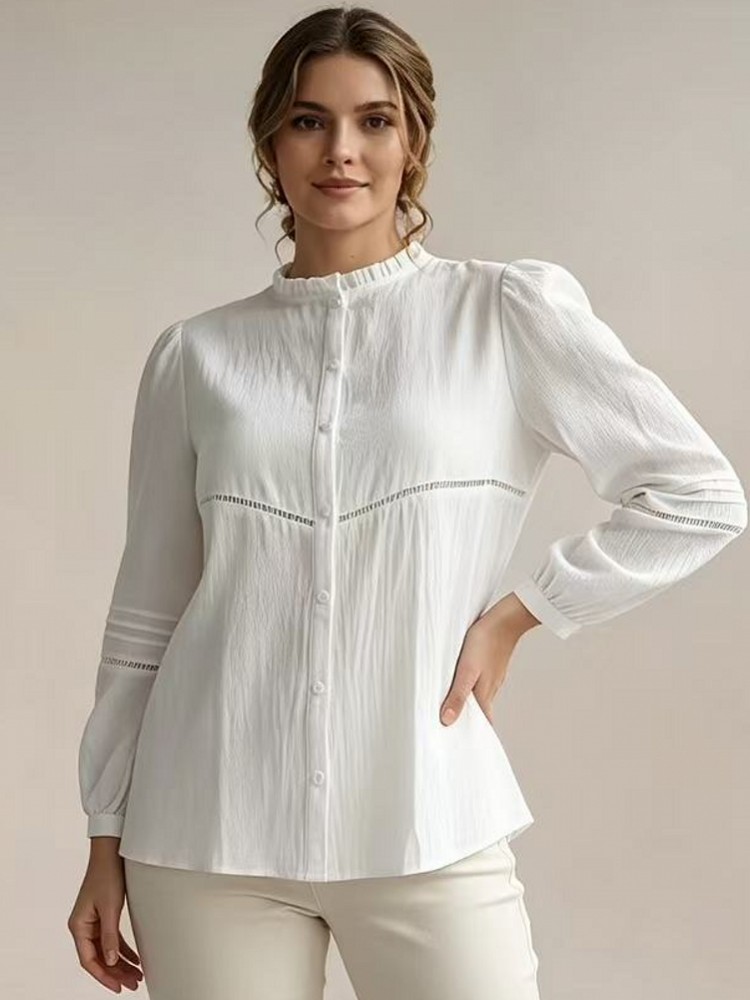 L-5XL Ukuran Besar Baju Blus P - Winter Clothing For Plus Size Women ulasan dan harga