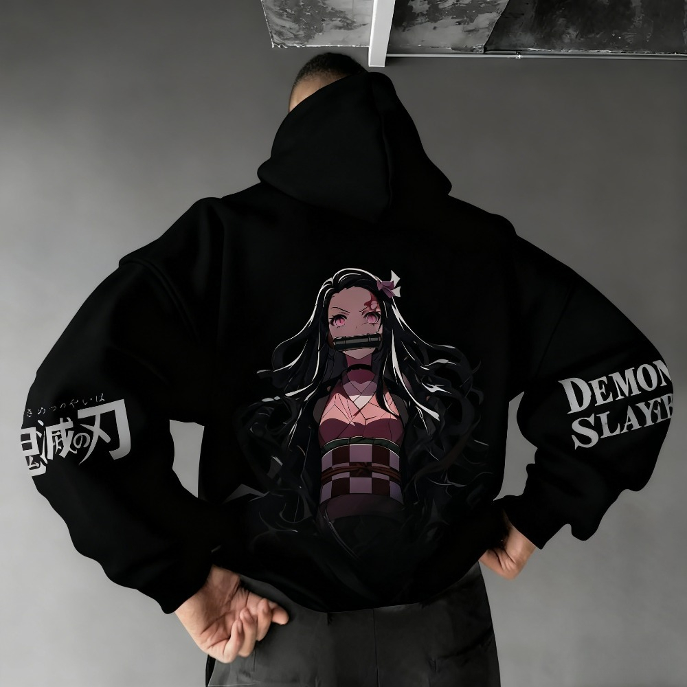 Demon Slayer Hoodie Pria Kamad - Winter Clothing Japan ulasan dan harga