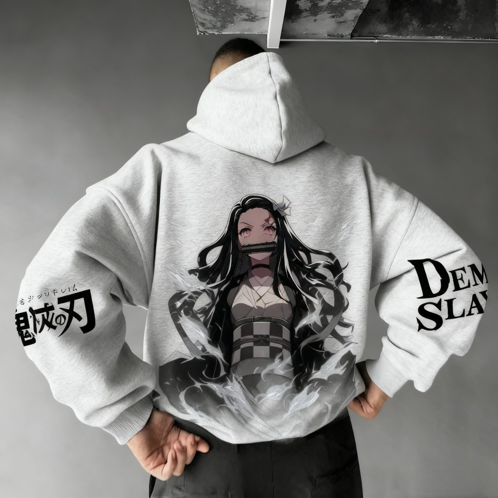 Demon Slayer Hoodie Pria Kamad - Winter Clothing Japan ulasan dan harga