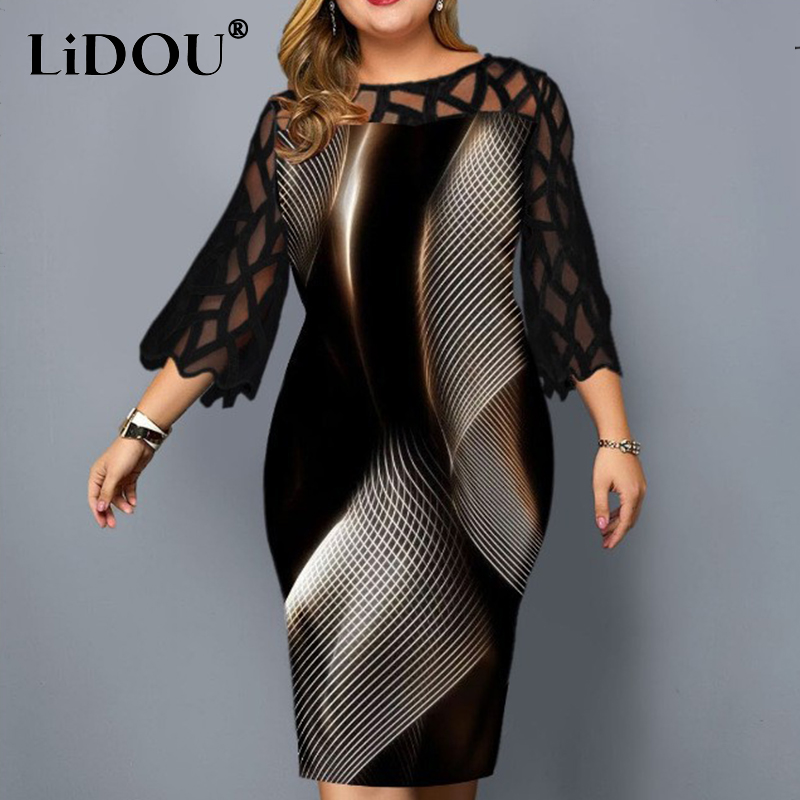 Gaun Paket Hip Ukuran Plus Des - Winter Clothing For Plus Size Women ulasan dan harga