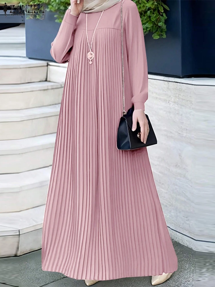ZANZEA Gaun Jilbab Abaya Musli - Winter Clothing Dubai ulasan dan harga