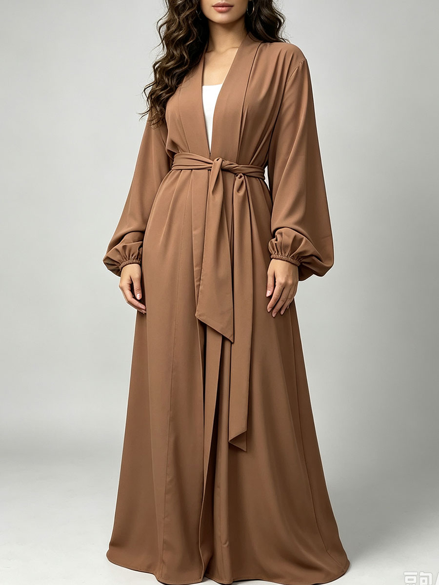 Busana Muslim Wanita Abaya Ter - Winter Clothing Dubai ulasan dan harga