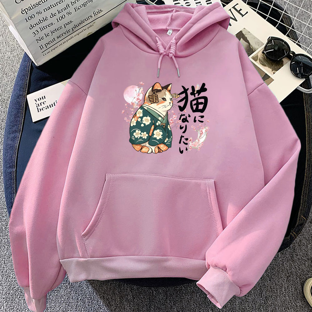 Ukiyoe kaus bercetak kucing Ka - Yellow Winter Clothing ulasan dan harga