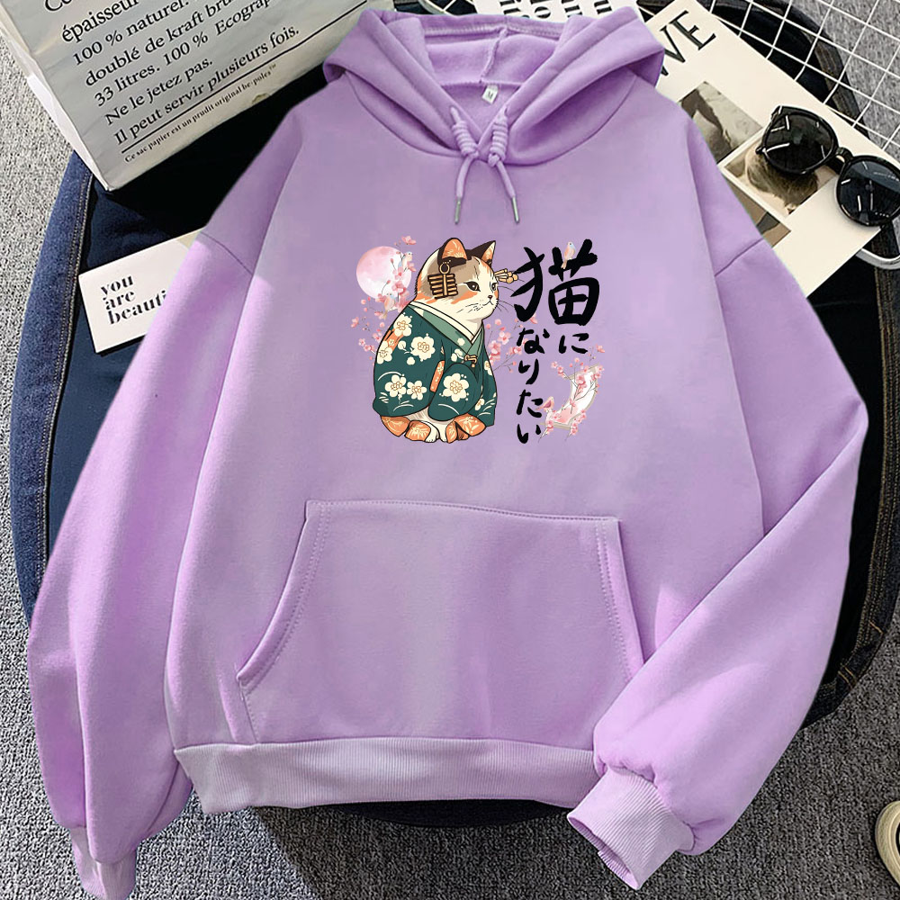 Ukiyoe kaus bercetak kucing Ka - Yellow Winter Clothing ulasan dan harga