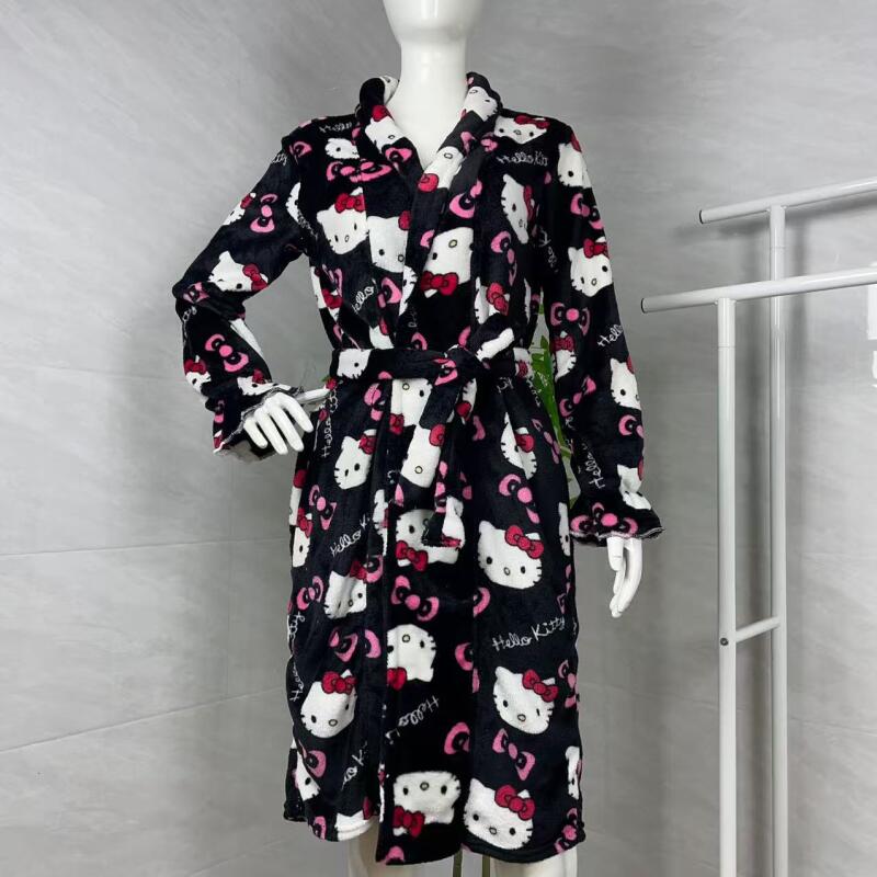 Baju Tidur Hello Kitty Jubah M - Winter Clothing Equipment ulasan dan harga