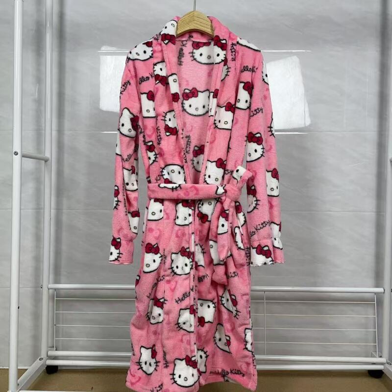 Baju Tidur Hello Kitty Jubah M - Winter Clothing Equipment ulasan dan harga