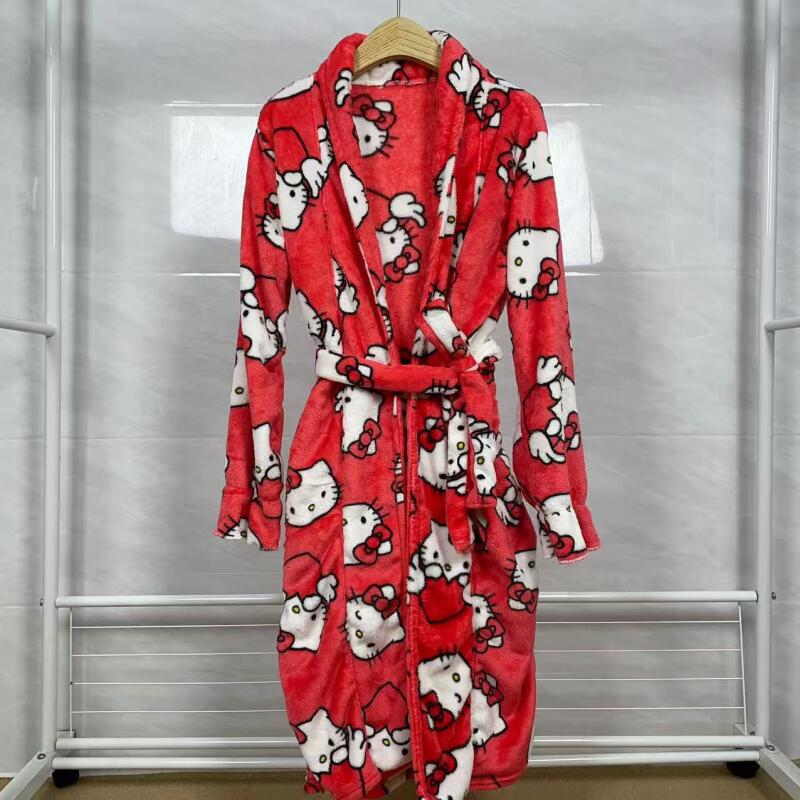 Baju Tidur Hello Kitty Jubah M - Winter Clothing Equipment ulasan dan harga
