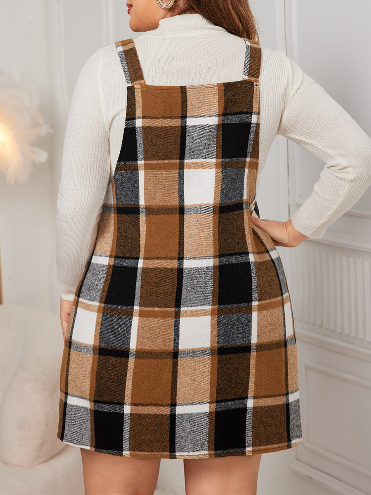 GIBSIE gaun wanita, Gaun tali  - Winter Clothing For Plus Size Women ulasan dan harga