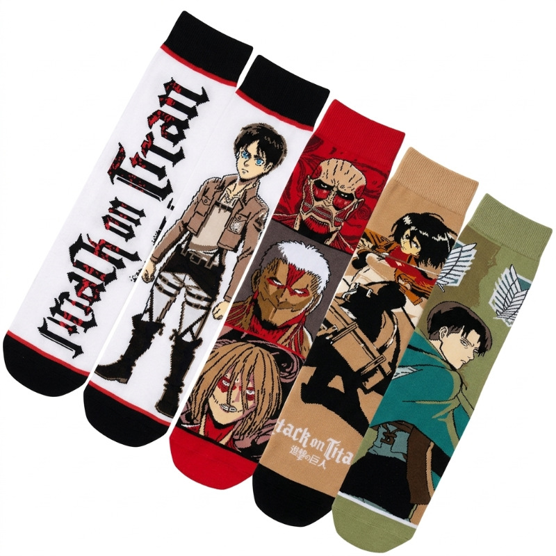 Kaos Kaki Attack on Titan Eren - Winter Clothing Japan ulasan dan harga