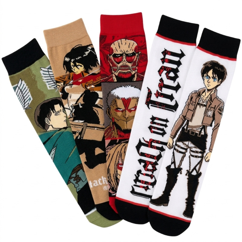 Kaos Kaki Attack on Titan Eren - Winter Clothing Japan ulasan dan harga