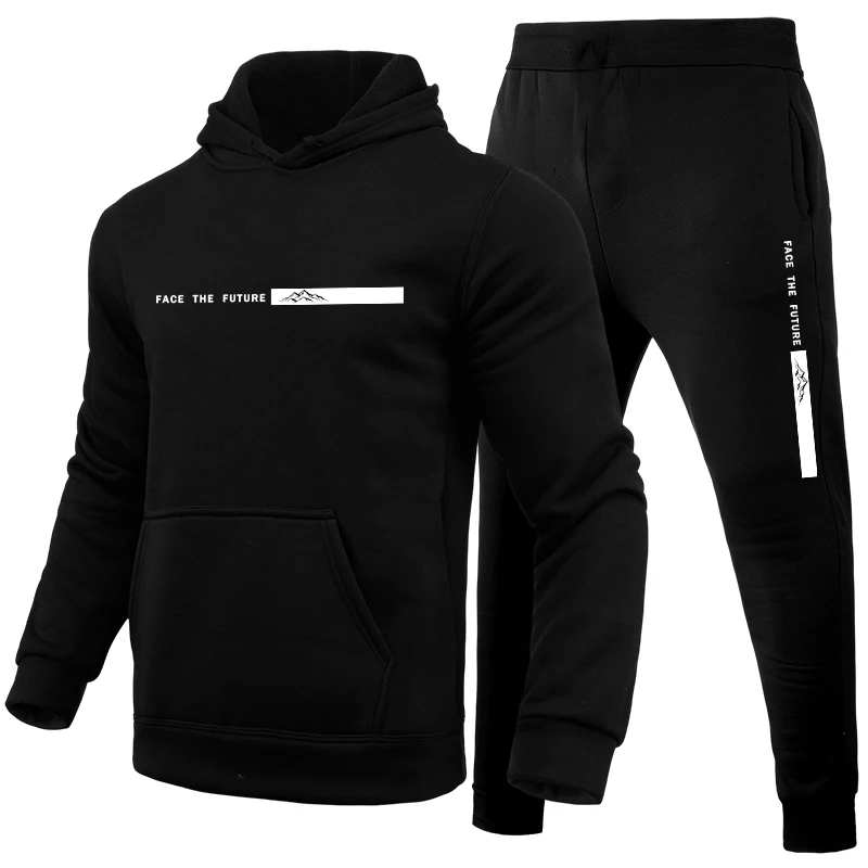 Setelan Olahraga Pria Bermotif - Winter Clothing For Men ulasan dan harga
