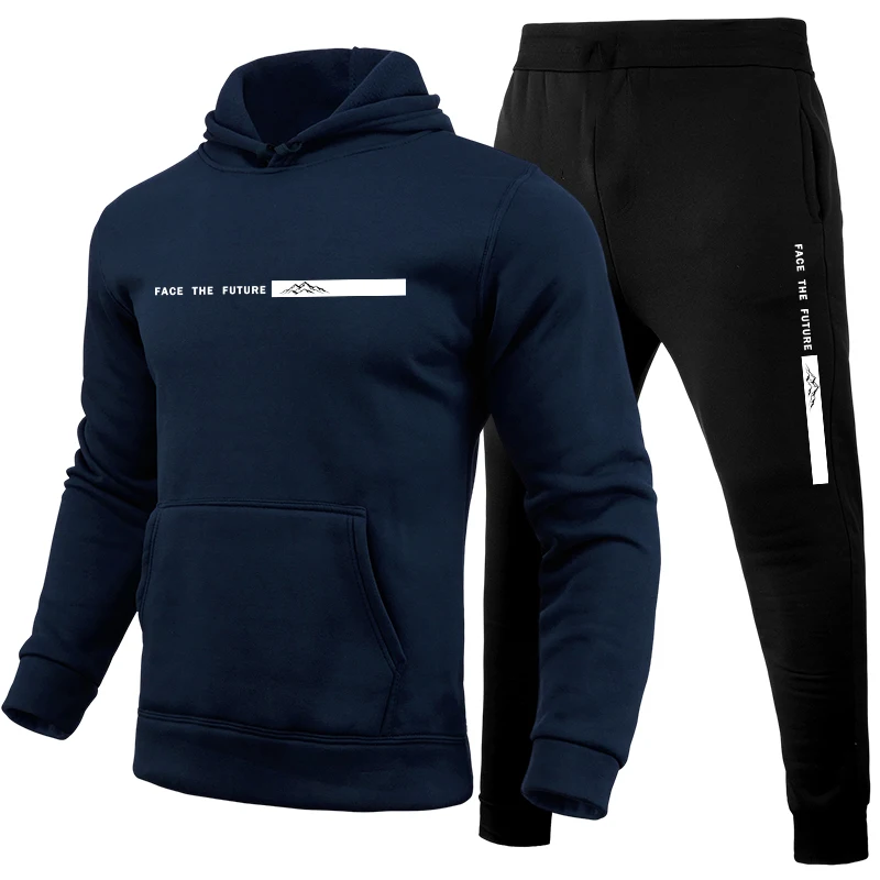 Setelan Olahraga Pria Bermotif - Winter Clothing For Men ulasan dan harga
