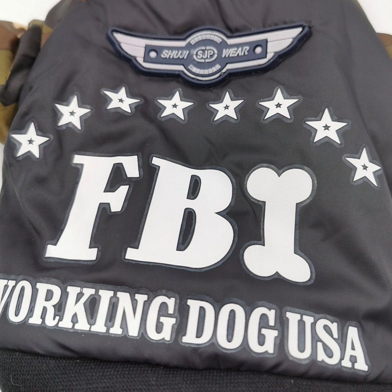 Pakaian Anjing FBI Keren, Over - Winter Clothing Boys ulasan dan harga