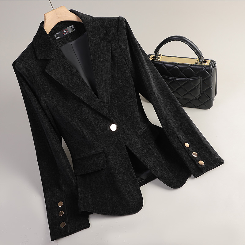 Blazer Beludru Emas Kuning Wan - Yellow Winter Clothing ulasan dan harga