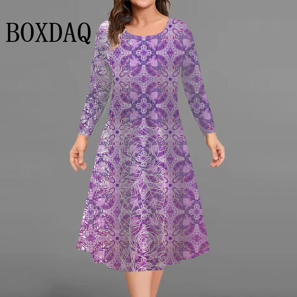 Gaun Wanita Elegan Fashion Bar - Winter Clothing For Plus Size Women ulasan dan harga