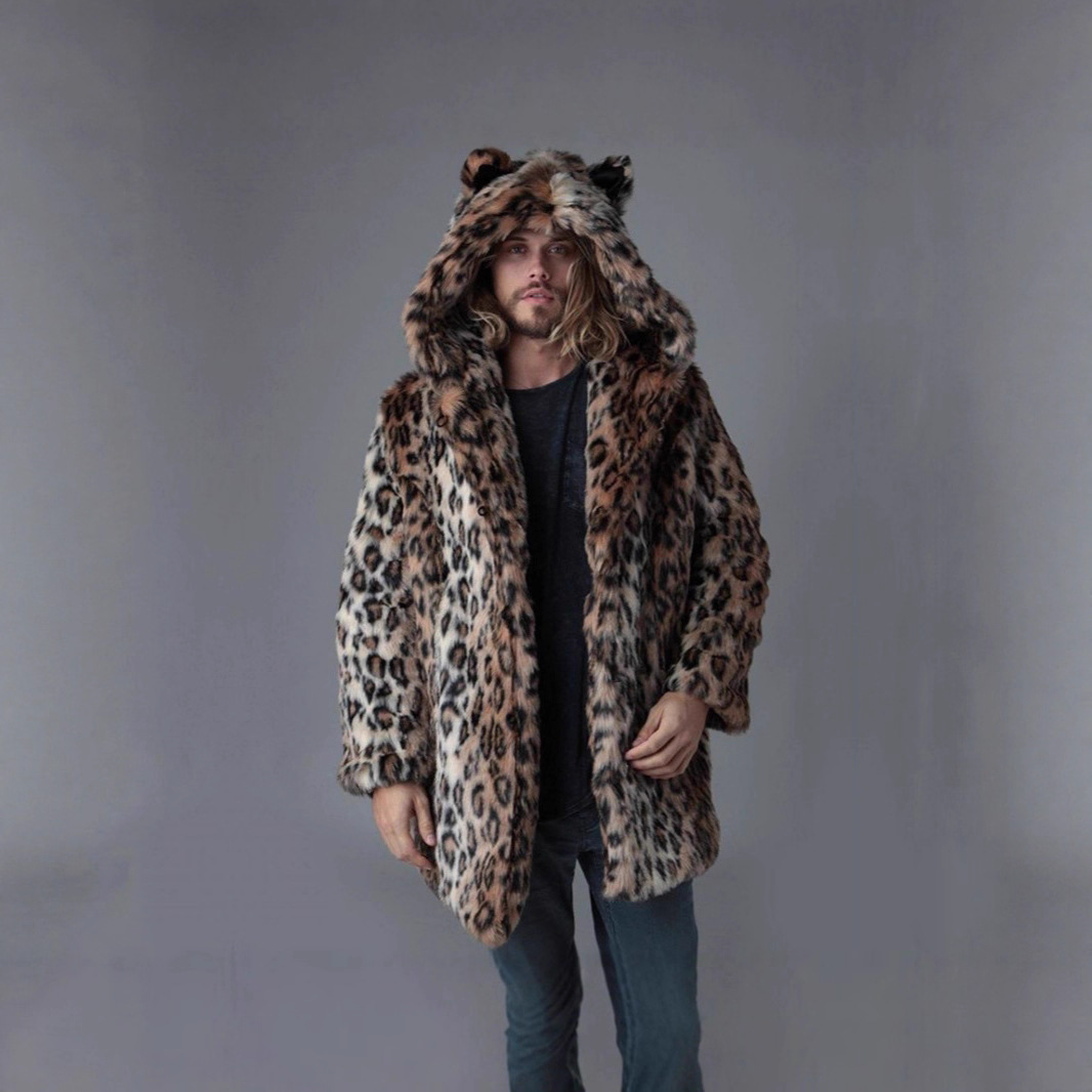 Jaket Bulu Imitasi Pria Mantel - Winter Clothing Clearance ulasan dan harga